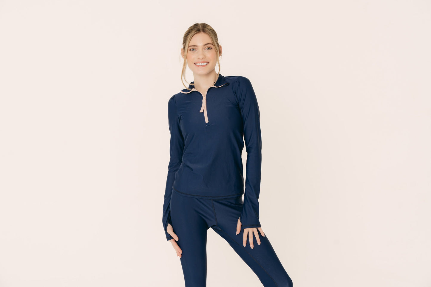 Women's Swim Leggings - Navy