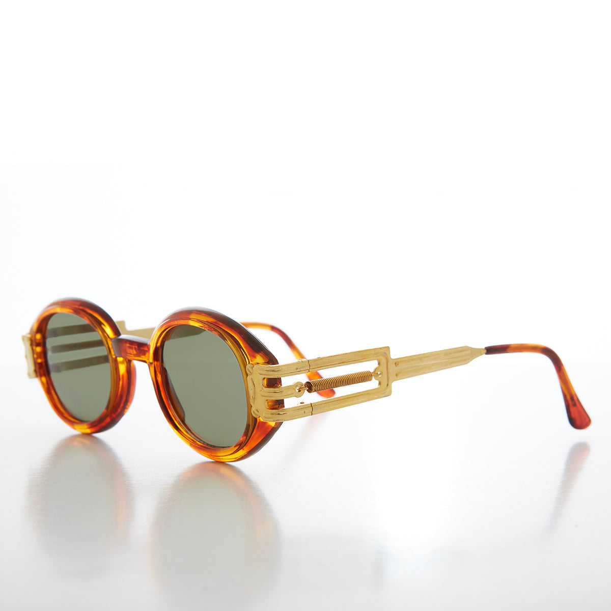 Industrial Oval 90s Vintage Sunglasses - Alavian
