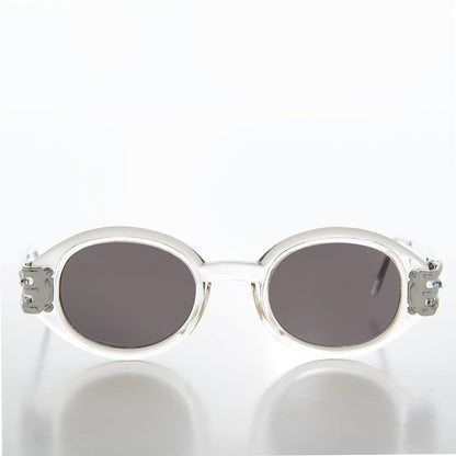 Industrial Oval 90s Vintage Sunglasses - Alavian