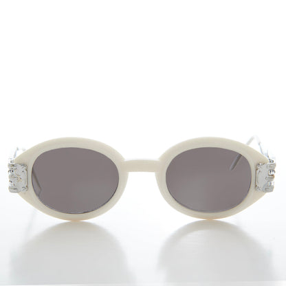Industrial Oval 90s Vintage Sunglasses - Alavian