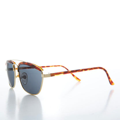 Gold Brow Bar Vintage Sunglasses - Albie