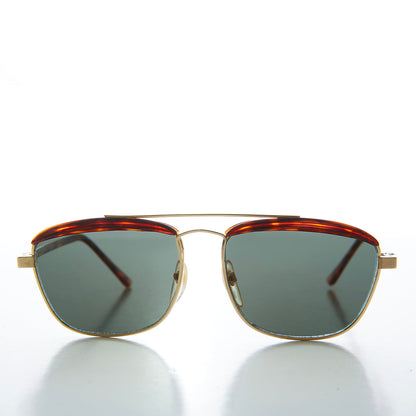 Gold Brow Bar Vintage Sunglasses - Albie