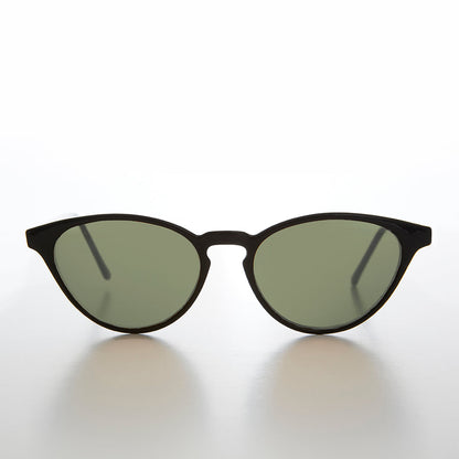 Women's Round Cat Eye Sunglass with Keyhole Bridge - Allie