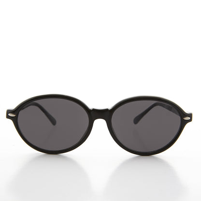 Women's Large Oval Glamour Vintage Sunglass - Alma