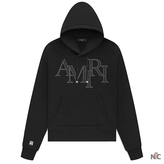 AMIRI Staggered Logo Hoodie