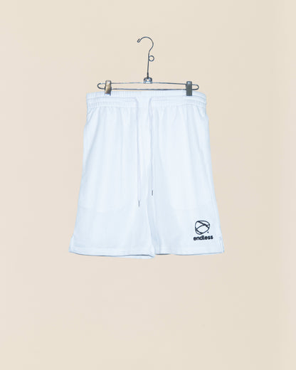 White Mesh Shorts