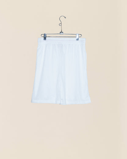 White Mesh Shorts