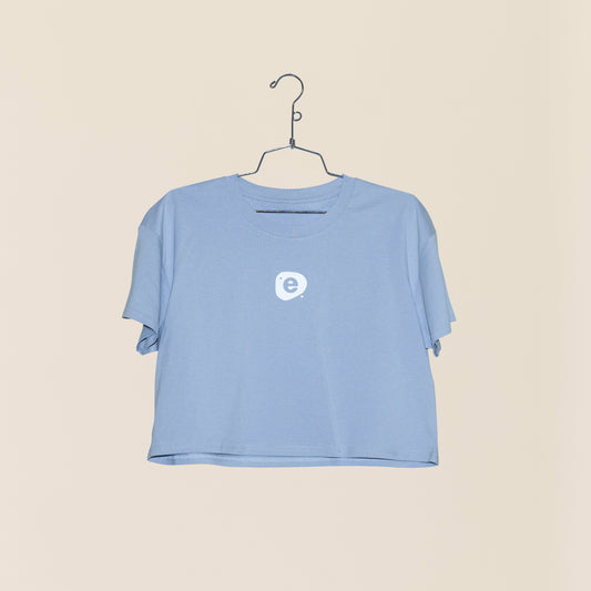Blue Crop Tee