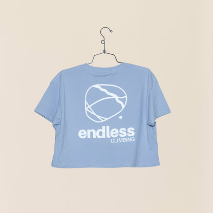 Blue Crop Tee