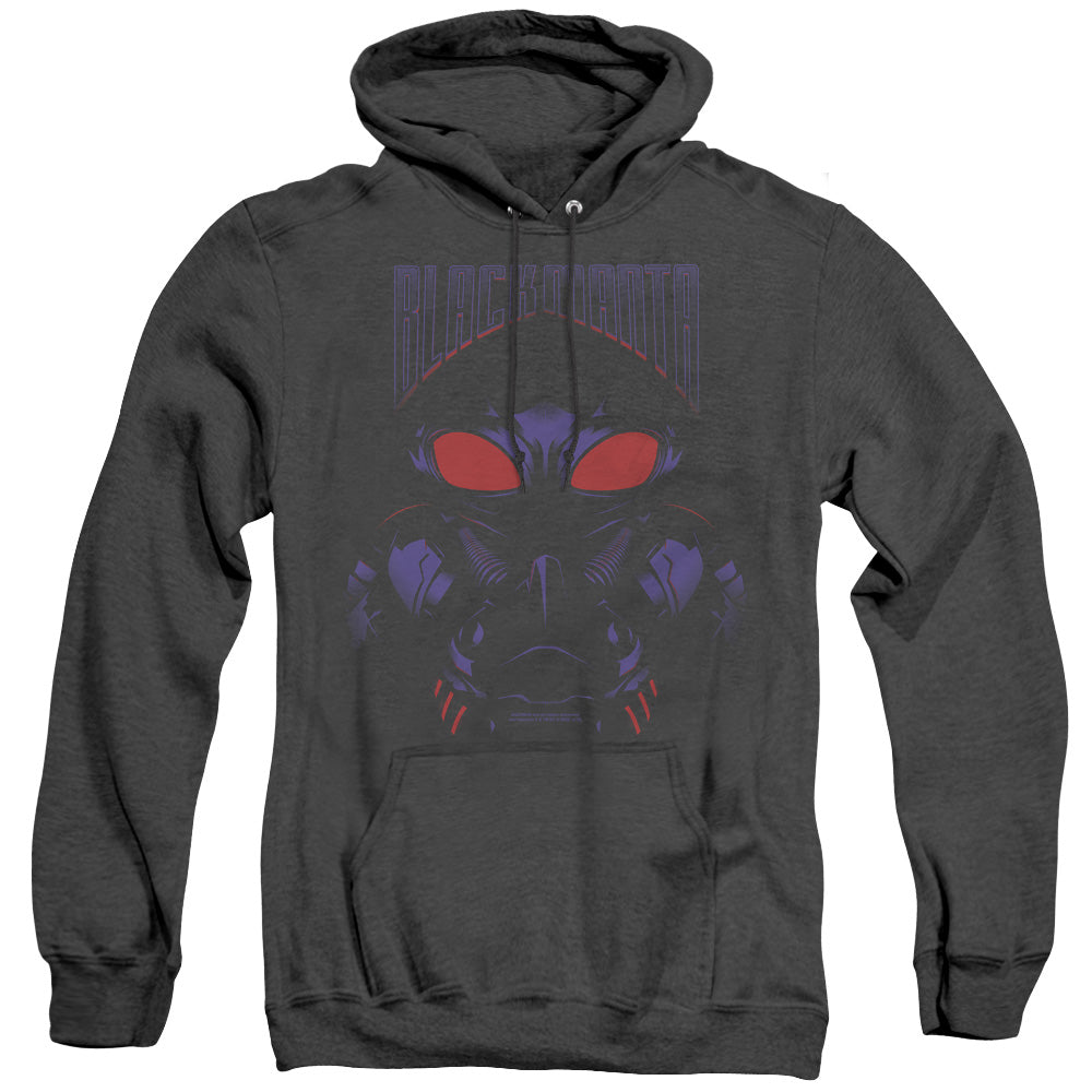 Aquaman Movie Black Manta Heather Mens Hoodie Black Officially Licensed