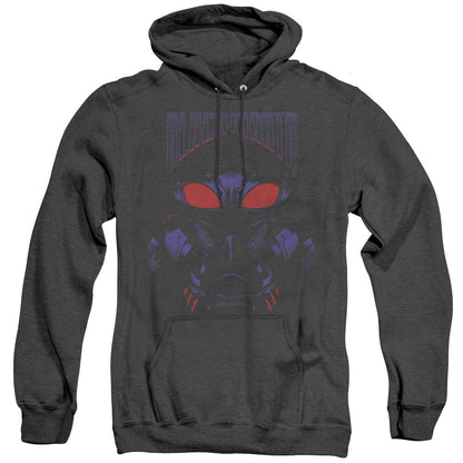 Aquaman Movie Black Manta Heather Mens Hoodie Black Officially Licensed