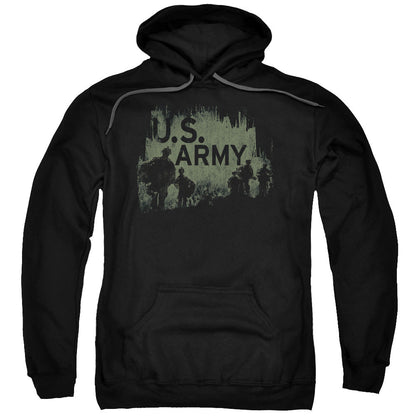 Army Soldiers Mens Hoodie Black Officially Licensed