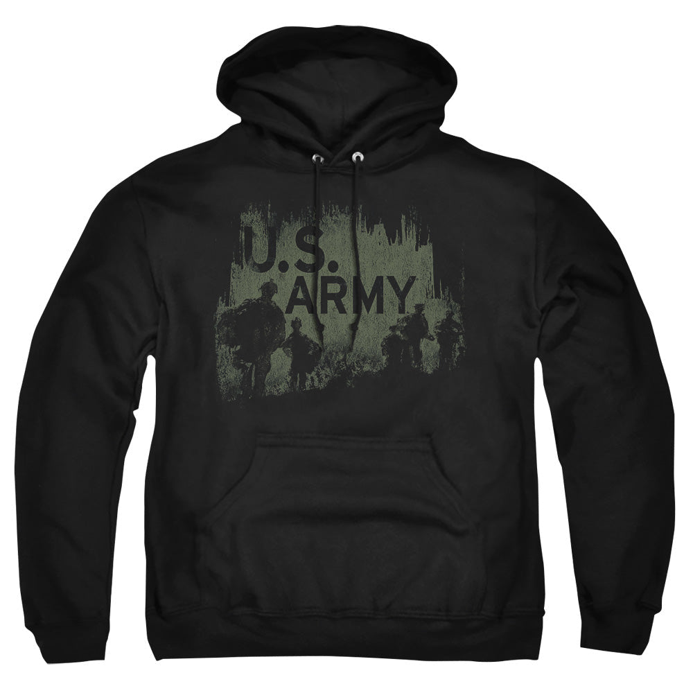Army Soldiers Mens Hoodie Black Officially Licensed