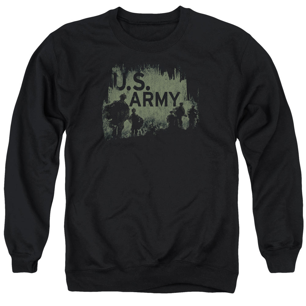 Army Soldiers Mens Crewneck Sweatshirt Black