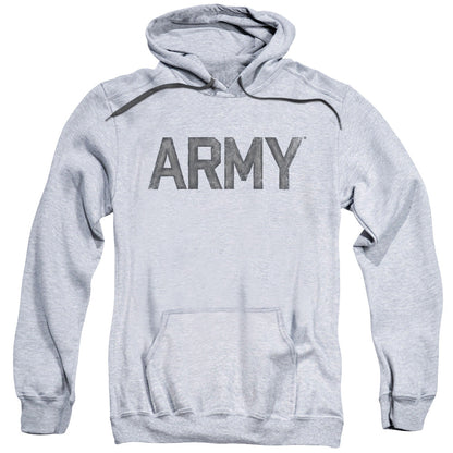 Army Star Mens Hoodie Athletic Heather Officially Licensed