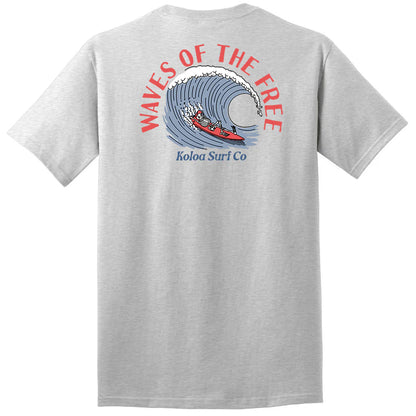 Koloa Waves Of The Free Heavyweight T-Shirt