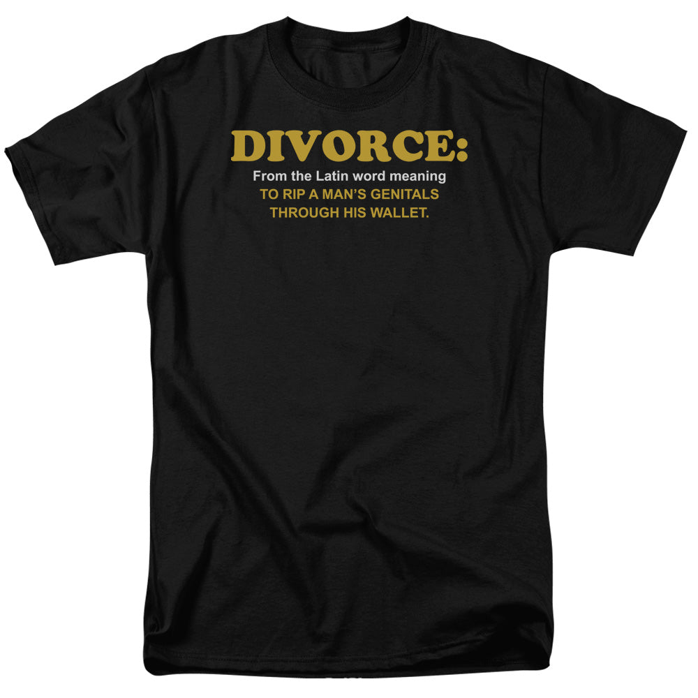 Divorce Mens T Shirt Black Officially Licensed