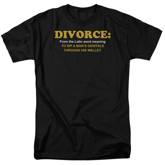 Divorce Mens T Shirt Black Officially Licensed