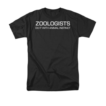 Zoologists Do It Mens T Shirt Black Officially Licensed