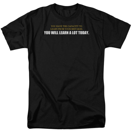 Capacity For Mistakes Mens T Shirt Black Officially Licensed