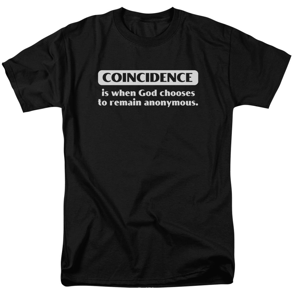 Coincidence Mens T Shirt Black Officially Licensed