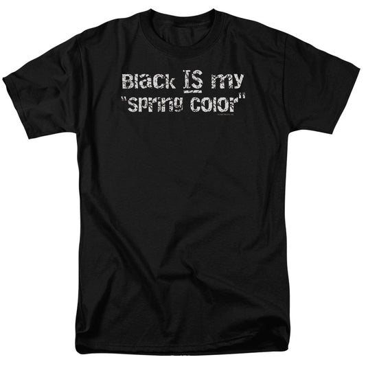 Black Spring Color Mens T Shirt Black Officially Licensed