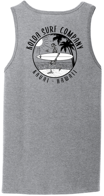 Koloa Skeleton Gone Surfin Tank Top