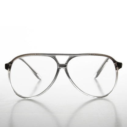 Retro Clear Lens Pilot Glasses - Atlas