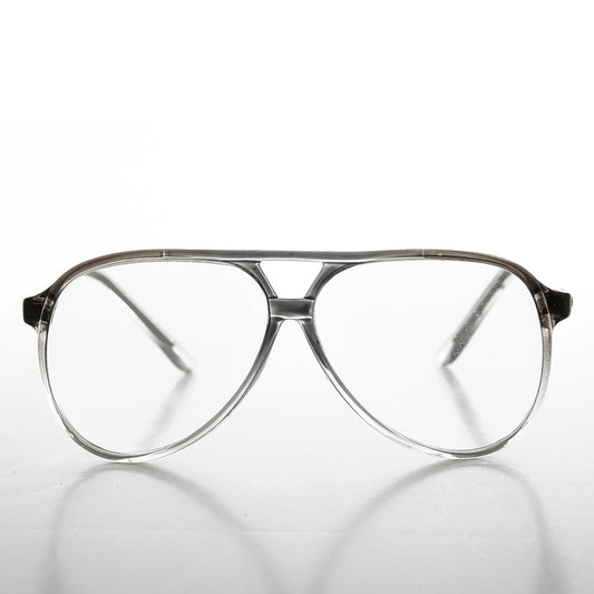 Retro Clear Lens Pilot Glasses - Atlas