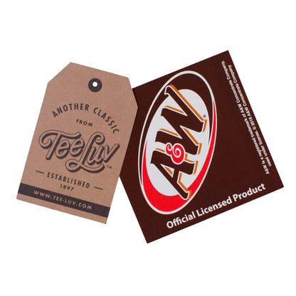 A&W Faded Logo T-Shirt - Brown