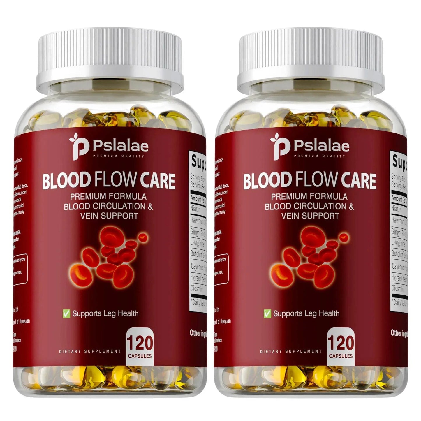 Blood Flow Care - Balance Blood Pressure, Support Heart, Cardiovascular Health, Promote Blood Circulation - 120 Capsules