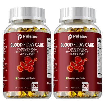 Blood Flow Care - Balance Blood Pressure, Support Heart, Cardiovascular Health, Promote Blood Circulation - 120 Capsules