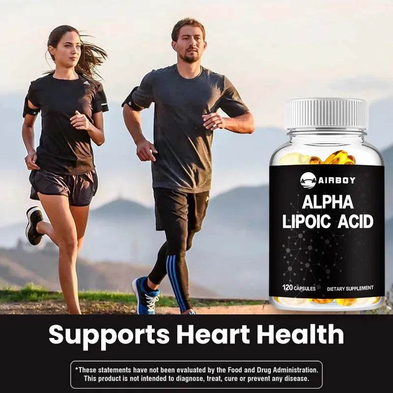 Alpha Lipoic Acid 600 Mg - Supports Antioxidant Health and Sugar Metabolism and Helps Relieve Nerve Pain - 120 Capsules