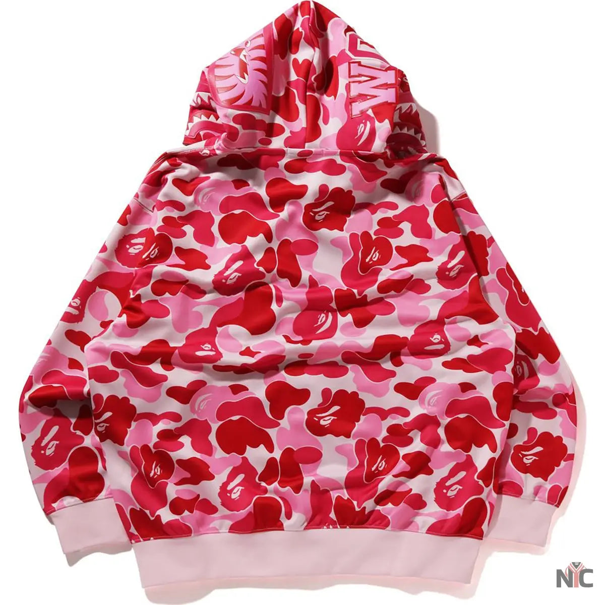 Abc Camo Polyester Relaxed Fit Shark Full Zip Hoodie M