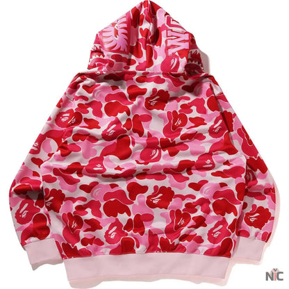 Abc Camo Polyester Relaxed Fit Shark Full Zip Hoodie M