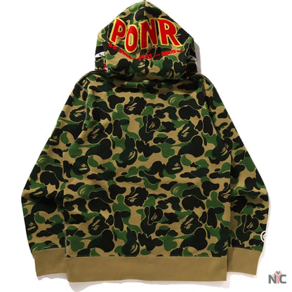 Abc Camo Shark Full Zip Hoodie Mens