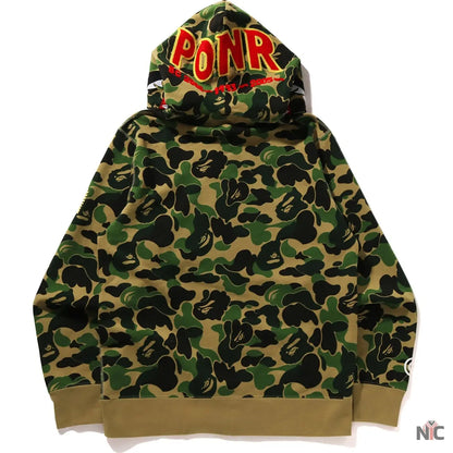 Abc Camo Shark Full Zip Hoodie Mens