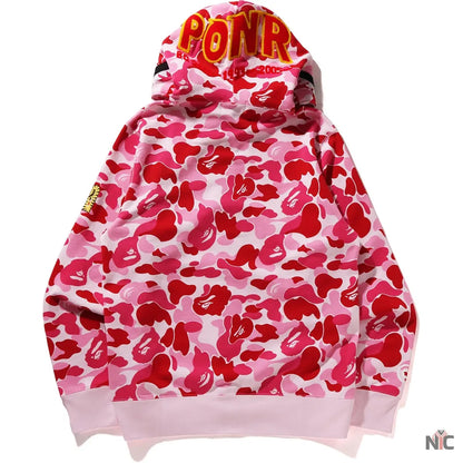 Abc Camo Shark Full Zip Hoodie Mens