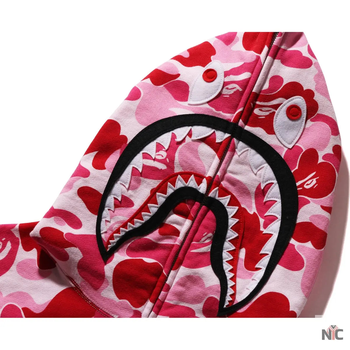 Abc Camo Shark Full Zip Hoodie Mens