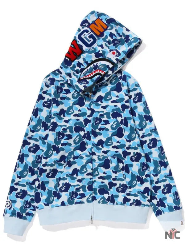 Abc Camo Shark Full Zip Hoodie