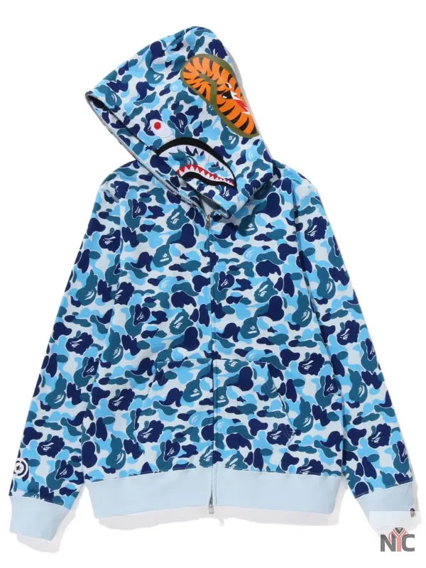 Abc Camo Shark Full Zip Hoodie