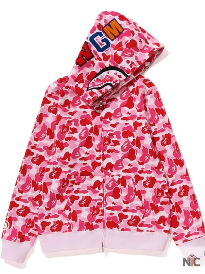 Abc Camo Shark Full Zip Hoodie