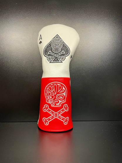 Ace Cross Skull Headcover