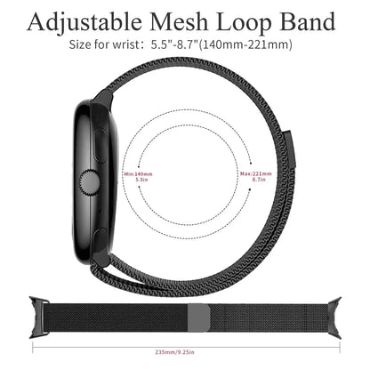 Google Pixel Watch Stainless Steel Band - Magnetic Clasp, Sleek