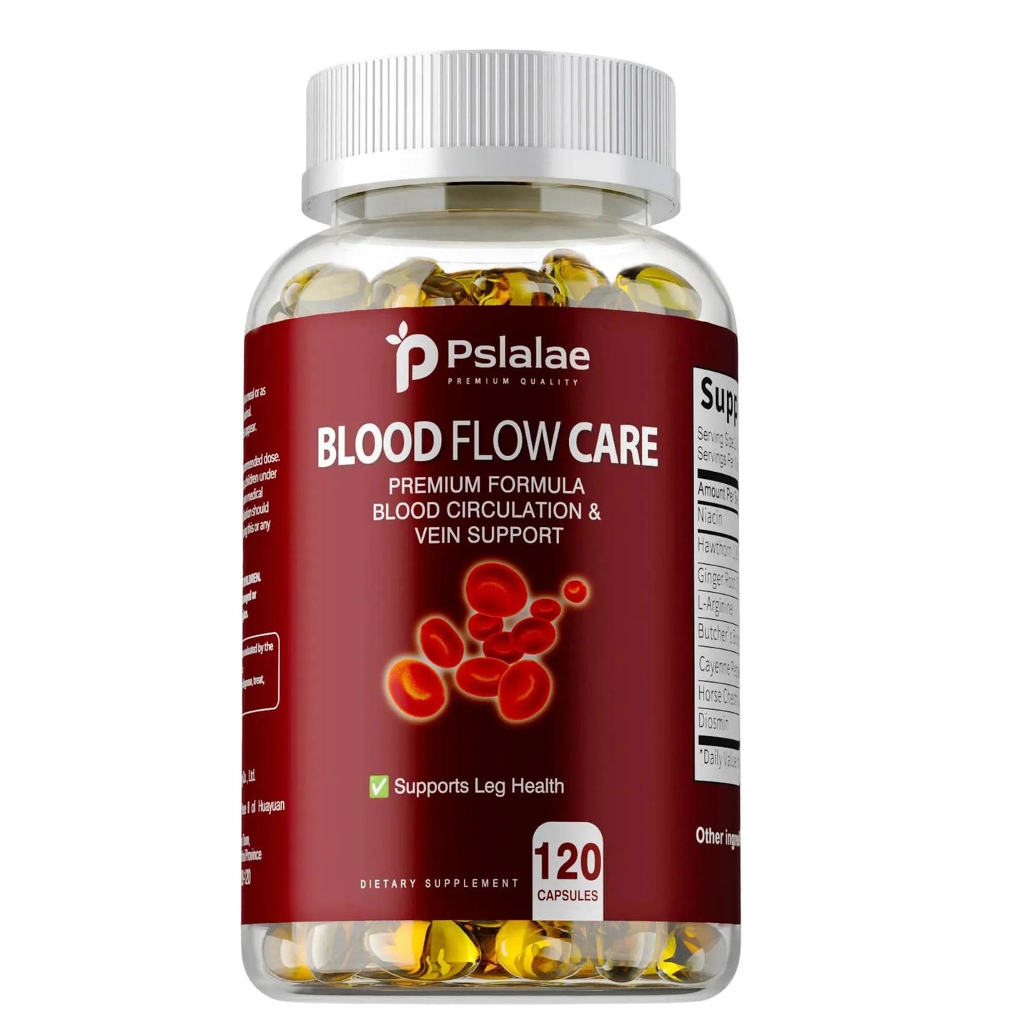 Blood Flow Care - Balance Blood Pressure, Support Heart, Cardiovascular Health, Promote Blood Circulation - 120 Capsules
