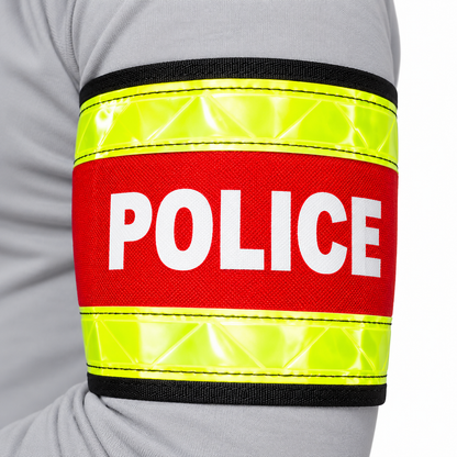 Adjustable Reflective POLICE Armband