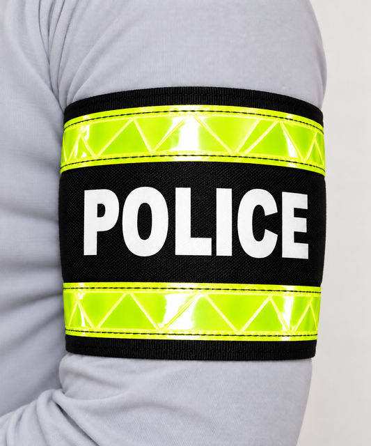 Adjustable Reflective POLICE Armband