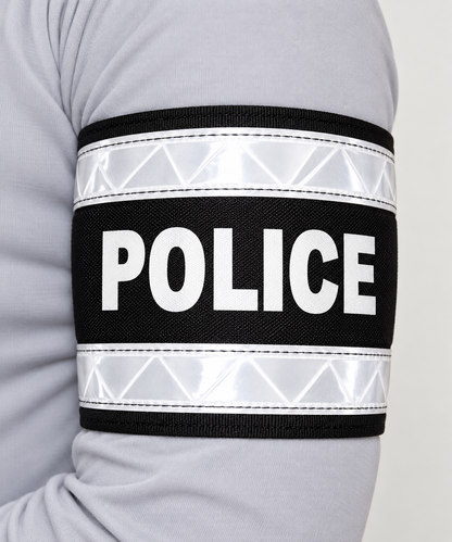 Adjustable Reflective POLICE Armband