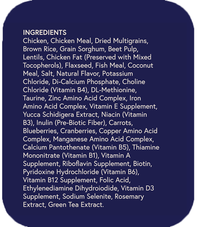 Adult Chicken & Multigrain Recipe