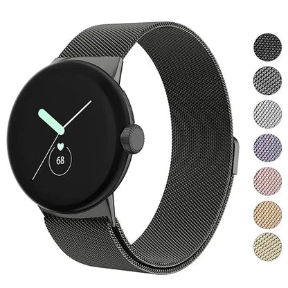 Google Pixel Watch Stainless Steel Band - Magnetic Clasp, Sleek
